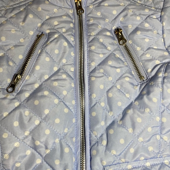 NWT Me Jane Mini Light blue quilted jacket. Size 40 - Picture 2 of 5